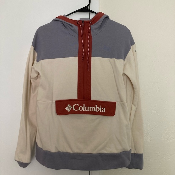 Columbia Woman’s Colorblock Pullover Hoodie – XS – New Without Tags - Picture 1 of 4